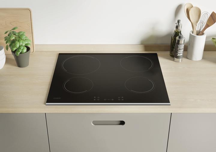 Actual product image Candy CH64XB Black Built-in Ceramic 4 Cooker(s)