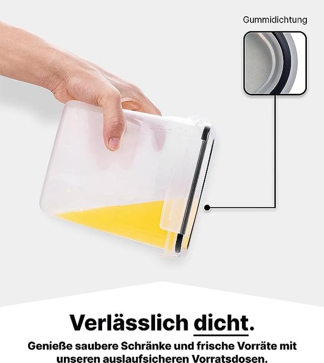 Produktbild Deco haus Vorratsdosen-Set mit Deckel (2 l)