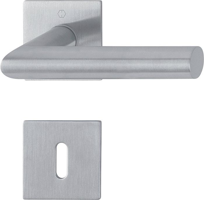 Actual product image Hoppe Rosette grt.Ams.E1400Z/848N/848NS VA F9714M Mitre SK/OL DIN L/R (Door set)