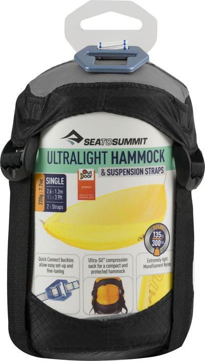 Produktbild Sea To Summit Ultralight Hammock Set Single (135 kg)