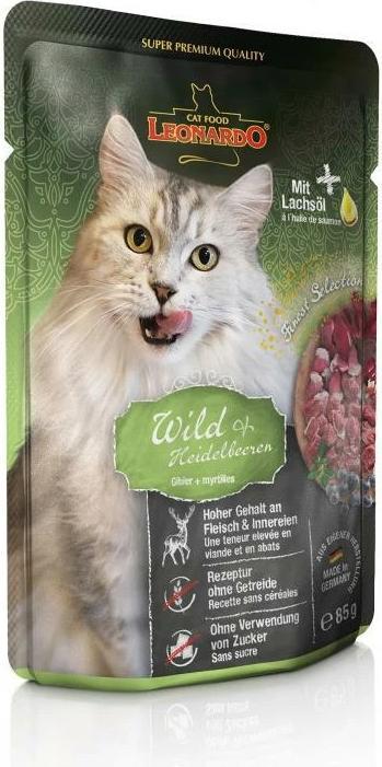Produktbild Leonardo Cat Food Wild & Heidelbeeren (Adult, 1 Stk., 85 g)