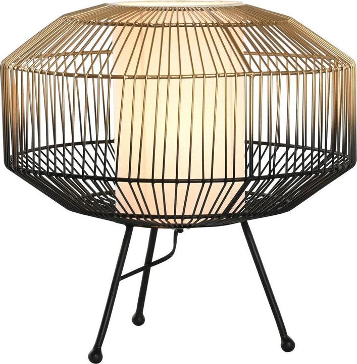 Actual product image DKD Home Decor Desk lamp Black Golden Iron 50 W 220 V 39 x 39 x 38 cm
