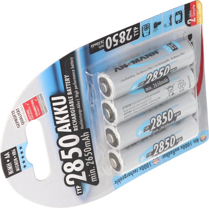 Actual product image Ansmann AA (4 pcs., AA, 2650 mAh)