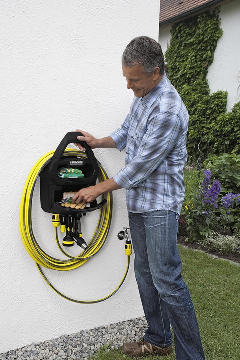 Actual product image Kärcher Premium hose holder with box EU version (35 m)