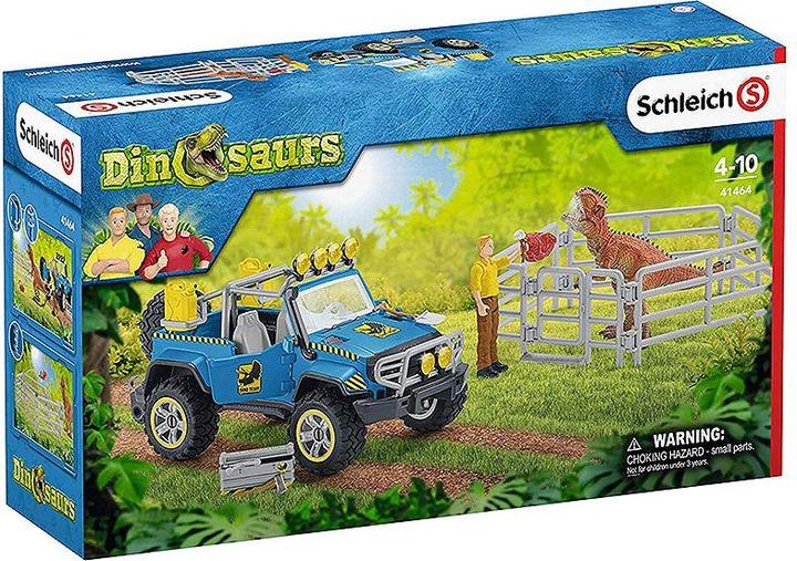 Image du produit Schleich Véhicule tout-terrain avec l'avant-poste de Dino