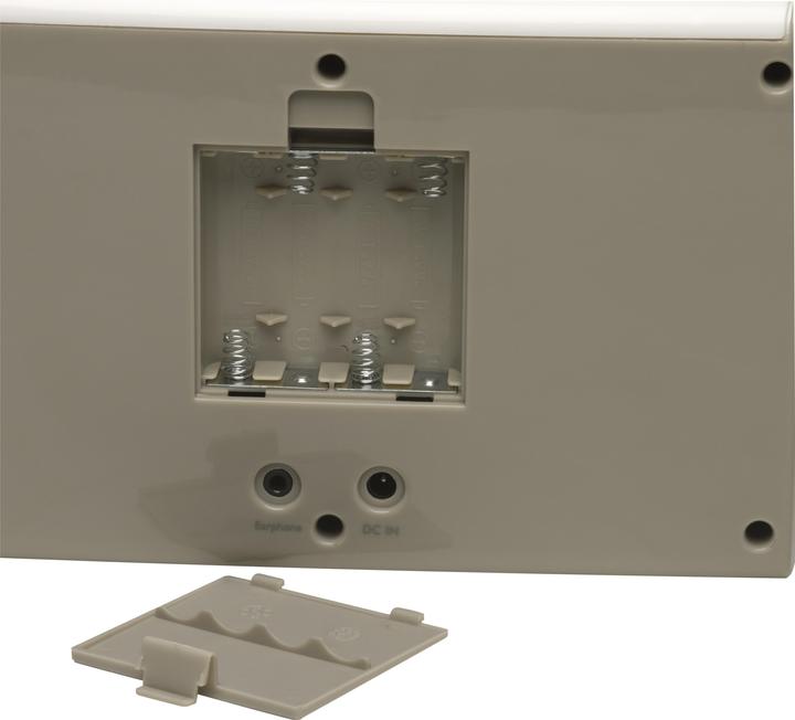 Image du produit Denver DAB-37GREY Récepteur radio portable numérique gris, blanc (DAB+ DAB, FM)