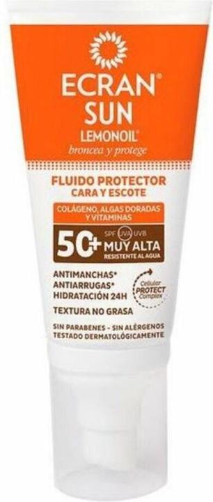 Immagine prodotto Ecran SUN LEMONOIL CARA & ESCOTE SPF50+ fluido solare 50 ml (Spray solare, SPF 50, 50 ml)