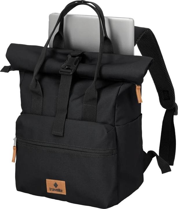 Immagine prodotto Travelite Basics Short Handle Rollup 11 l, Schwarz (11 l)