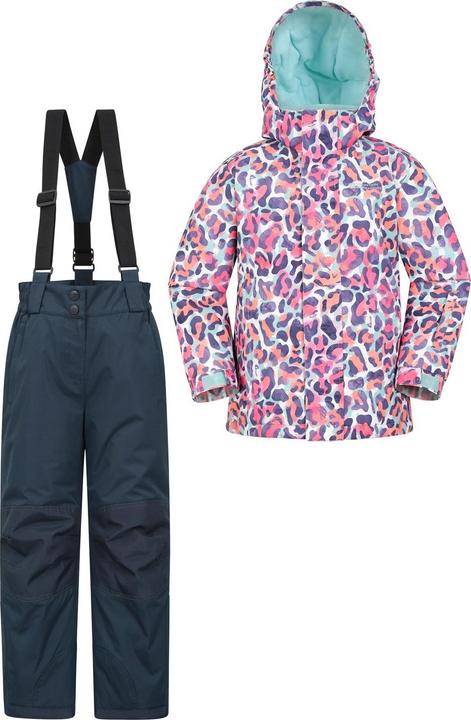 Produktbild Mountain Warehouse Childrens/Kids Animal Print Ski Jacket & Trousers Set (128)