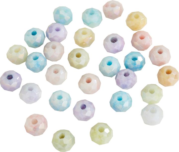 Actual product image Pracht Glasschliffperlen 6 mm, 30 Stück