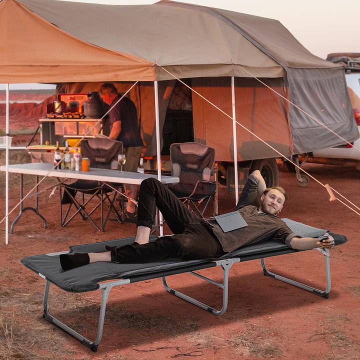 Produktbild Outsunny Campingbett mit rutschfesten Füssen