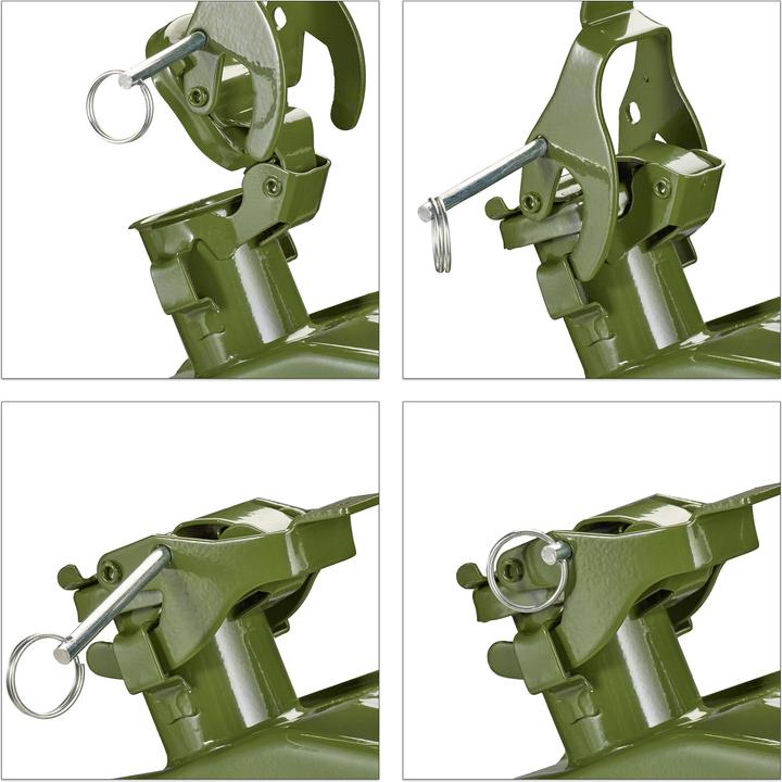 Actual product image Relaxdays Petrol canister, army model