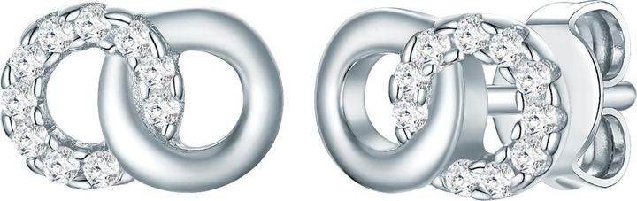 Rafaela Donata Damen Kreise Sterling Silber Zirkonia Silber - 33744 (Sterling Silber)