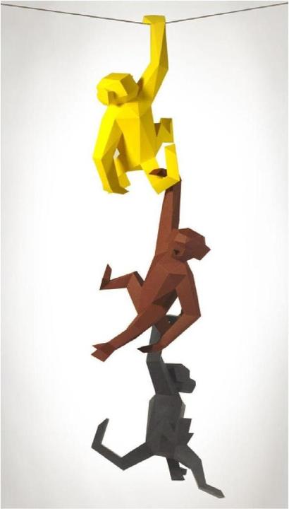 Image du produit Liebesreh ÄFFCHEN REHBRAUN - Kit de bricolage - Petit singe, biche