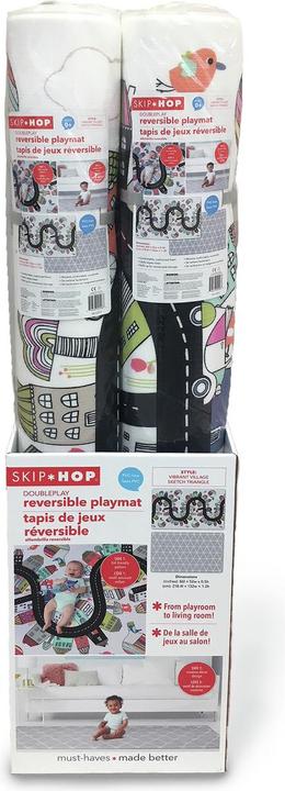 Immagine prodotto Skiphop Tappetino da gioco a due lati (218 x 132 cm) (132 x 218 cm)