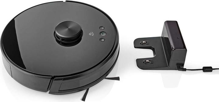 Produktbild Nedis WIFIVCL001CBK- Robotický Vysavač | Laserová navigace | Wi-Fi | Kapacita Sběrné Nádrže: 0.6 l (Saugwischroboter)