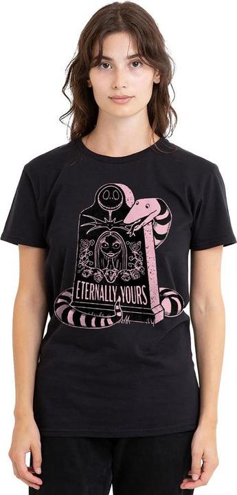 Actual product image The Nightmare Before Christmas Unisex Adult Eternally Yours Valentine's Day T-Shirt (L)