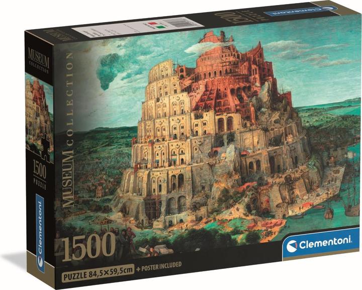 Productafbeelding Clementoni Puzzel 1500 Museum Bruegel, De toren van Babel