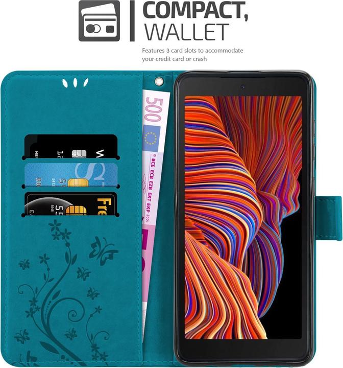 Image du produit Cadorabo Housse Flower Book (Samsung Galaxy Xcover 5)