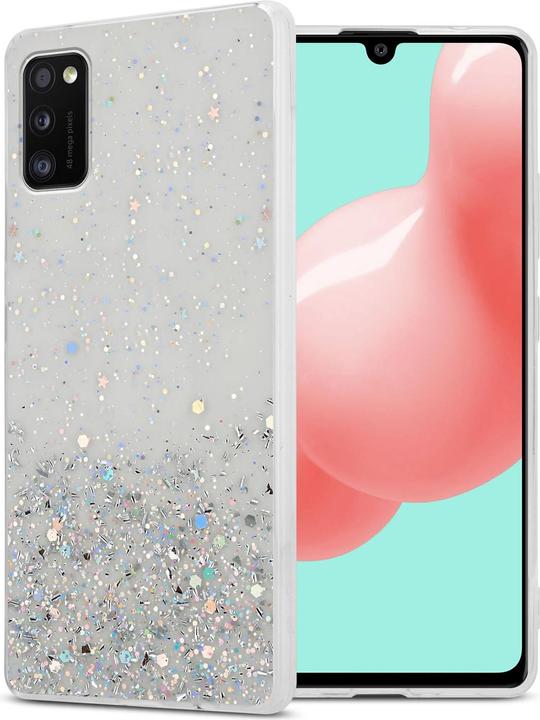 Transparent mit Glitter