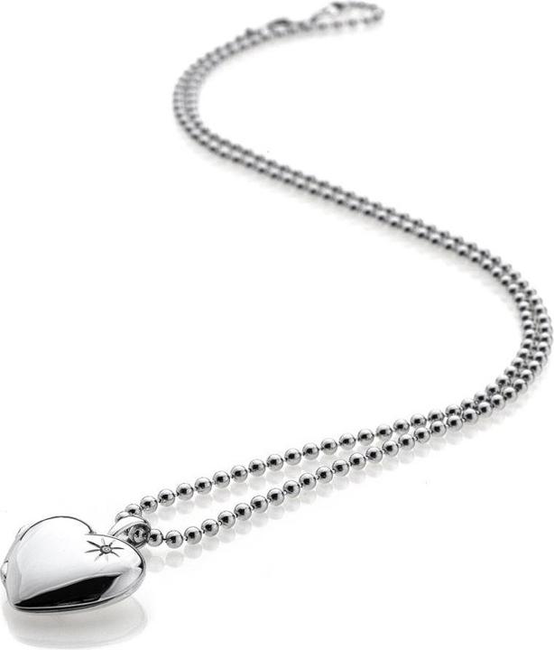 Image du produit Hot Diamonds Médaillon Memories en forme de coeur (Argent 925, 45 cm)