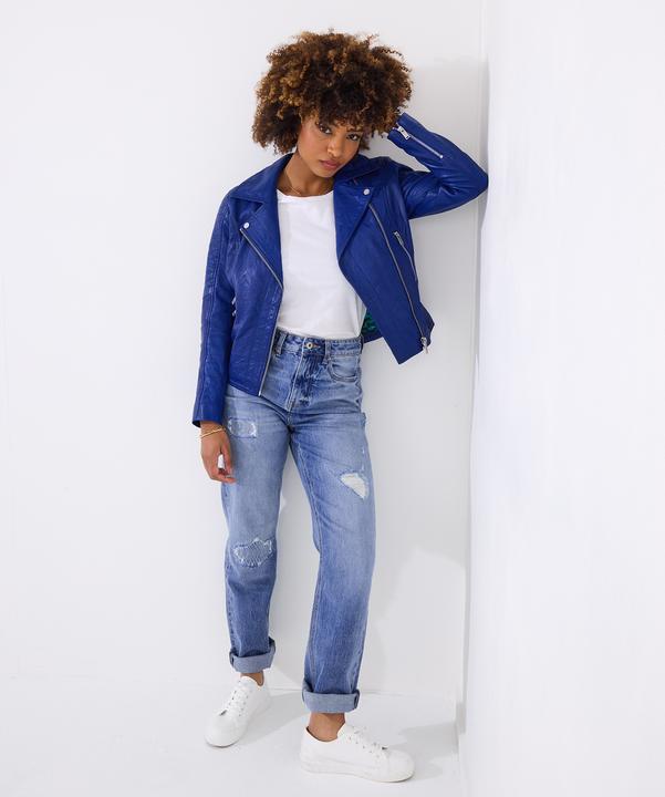 Image du produit Joe Browns Double Zip Leather Biker Jacket (44)