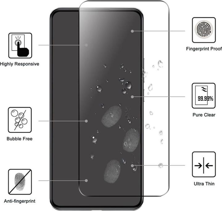 Produktbild Screenguard Xiaomi 12T Pro Full Screen Panzerglas Schutzfolie 2.5D 9H (1 Stück, Xiaomi 12T Pro)