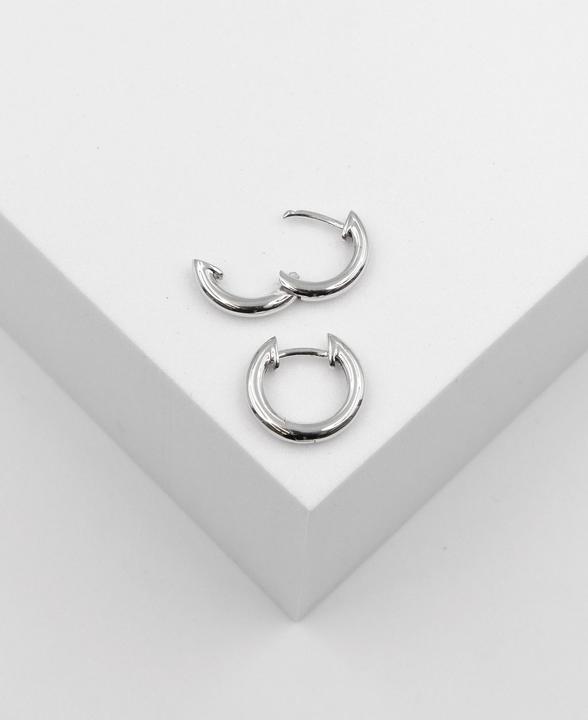 Produktbild Muau Creolen (750/18K Weissgold)