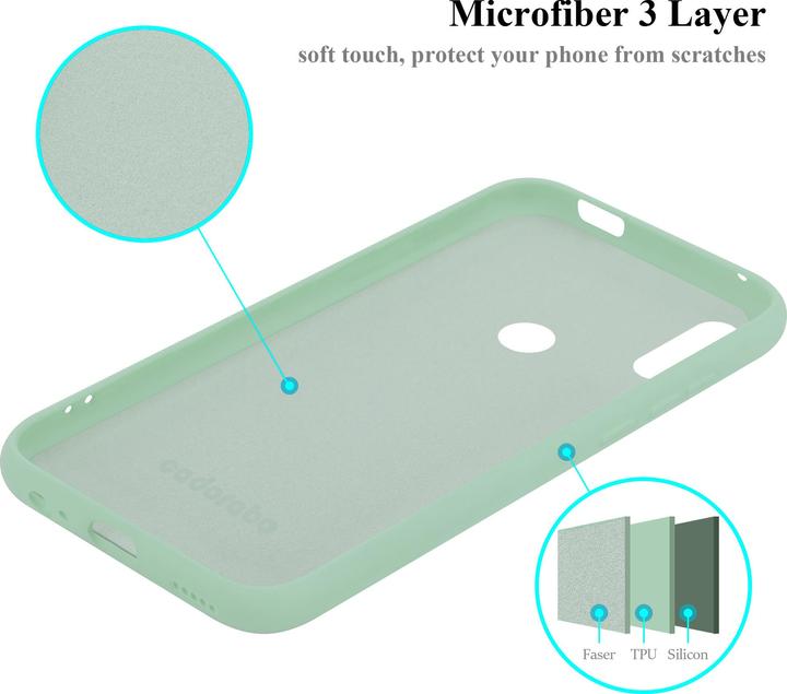 Immagine prodotto Cadorabo Copertura della cassa del silicone liquido TPU (Huawei P Smart Z, Huawei Enjoy 10 Plus, Huawei Y9 Prime (2019))