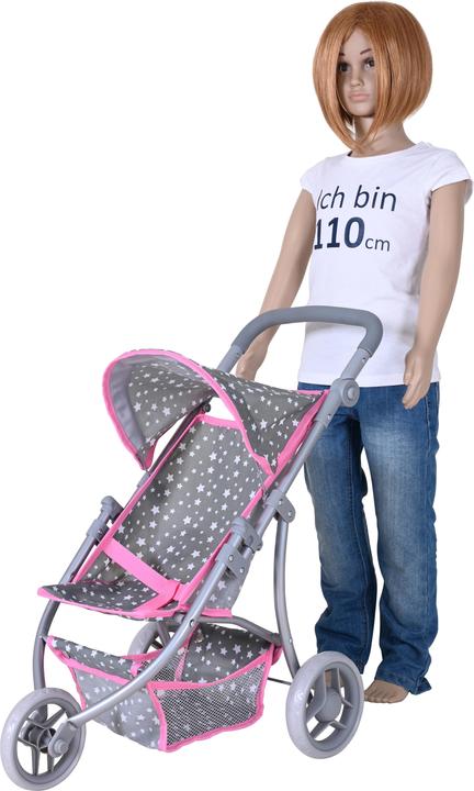 Produktbild Knorrtoys Puppenbuggy Jogger Lio - Star grey