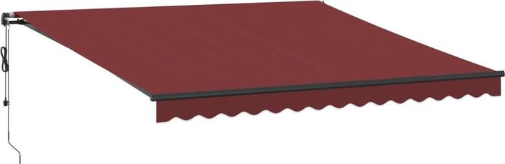 Immagine prodotto VidaXL Markise Automatisch Gelenkarmmarkise Sonnenmarkise Balkonmarkise Weinrot (4 m)
