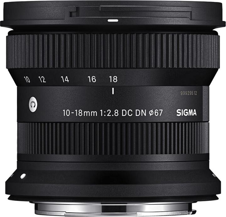 Immagine prodotto Sigma 10-18 mm f/2,8 DC DN contemporaneo, Canon RF (Canon RF, APS-C / DX)