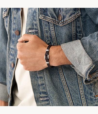 Image du produit Fossil Vintage Casual (19.50 cm, Acier inoxydable, Cuir)