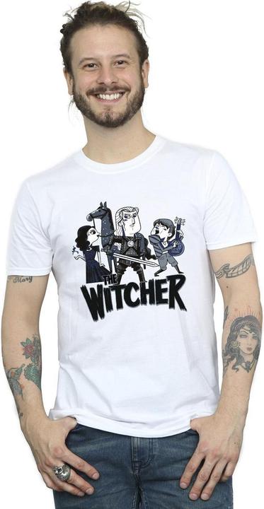 Produktbild Netflix The Witcher Team Illustrated TShirt (XL)