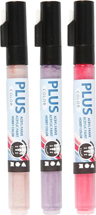 Produktbild Creativ Company Acrylmarker (Lila, Pink, Rosa, 2 mm, 3 x)