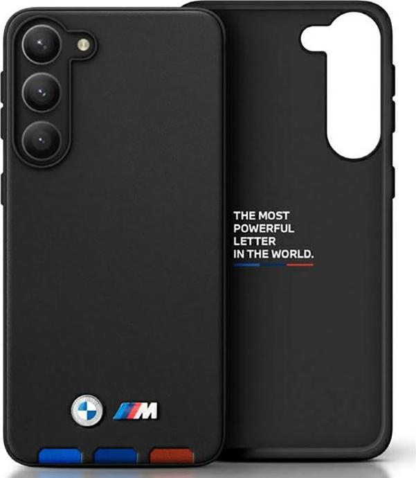 Produktbild BMW Etui BMHCSA5422PTDK A54 czarny/black Leather Stamp Tricolor (Samsung Galaxy A54 5G)