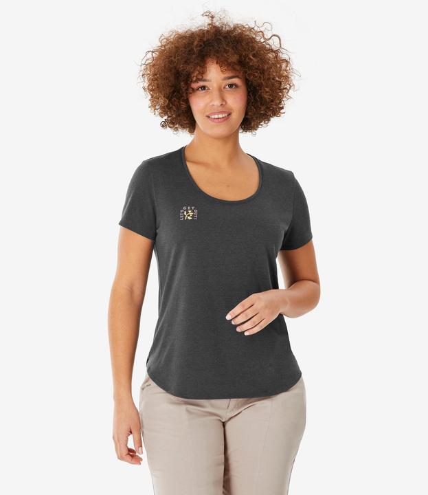 Quechua Wandershirt Damen kurzarm - NH500