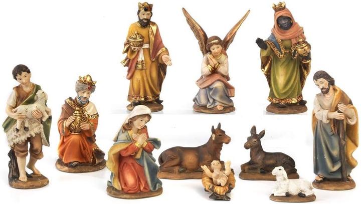 Actual product image Paben Articoli Religiosi Complete figurine collection for the nativity scene