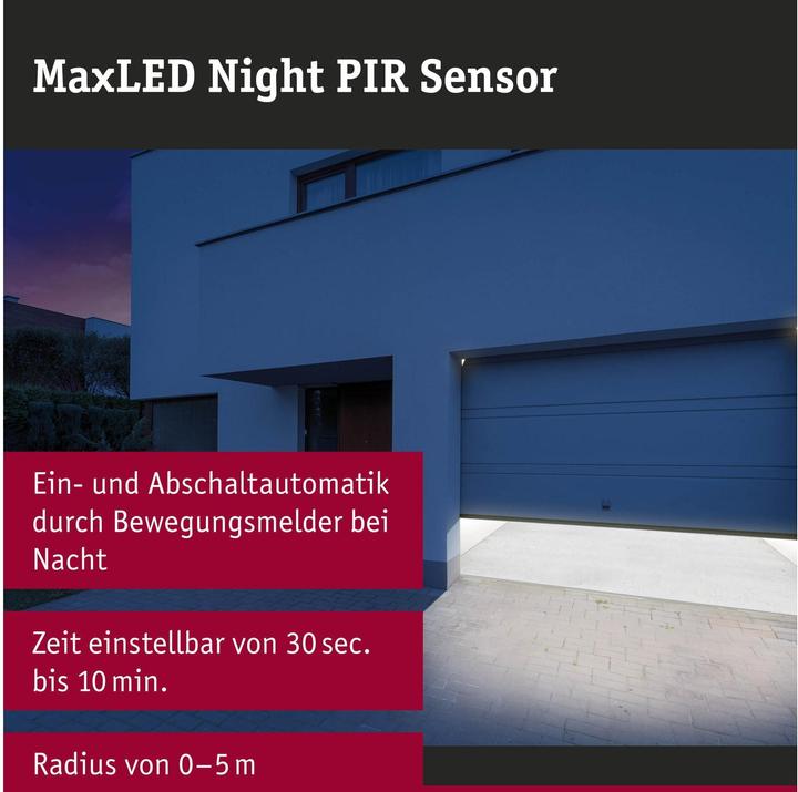 Actual product image Paulmann MaxLED Night PIR Sensor