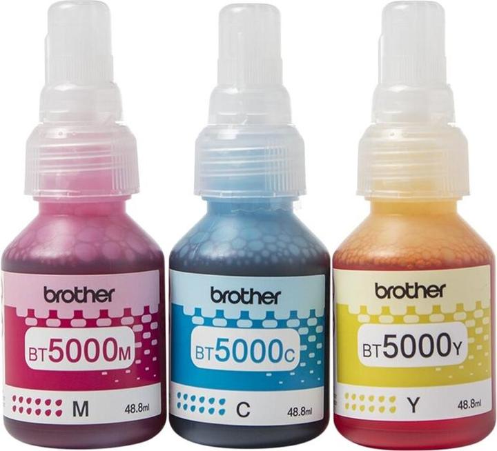 Image du produit Brother Tusz Zestaw CMY BT5000 Oryginał (BT5000CLVAL) (M, C, Y)