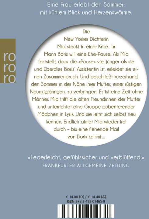 Immagine prodotto Der Sommer ohne Männer (Tedesco, Siri Hustvedt, 2024)
