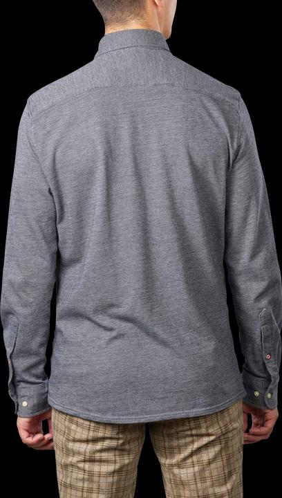 Actual product image Cinque Long Sleeve Cispace L Shirt Two Tone Navy (XXL)