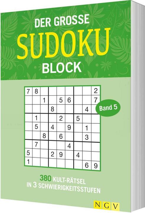 Der grosse Sudokublock Band 5 (German, 2021)