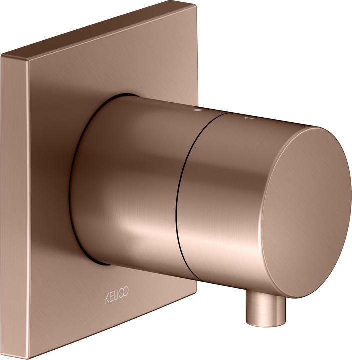 Brushed rose gold