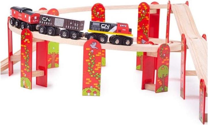Image du produit Bigjigs Kit d'extension viaduc de piste en bois