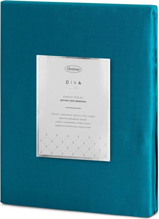 Actual product image Eurofirany DIVA LINE DINA High quality cotton satin single color bedding set, 160X200 cm, 2 pcs. 70 X 80 cm, co (Duvet cover, 160 x 200 cm)