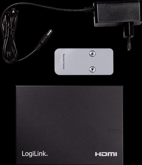 Produktbild LogiLink HDMI-Videowand-Prozessor, 2x2-Port, 4K/60 Hz, HDR, RC