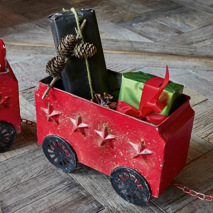 Image du produit Loberon Train décoratif Ayene rouge/noir