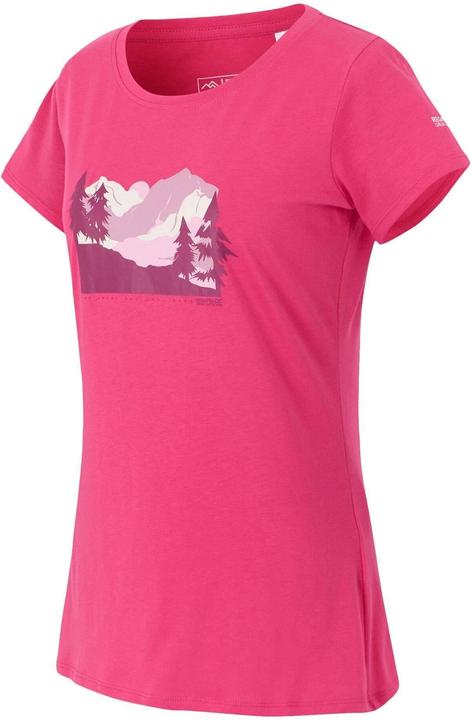 Actual product image Regatta Womens/Ladies Breezed V Pine Tree T-Shirt (50 D)