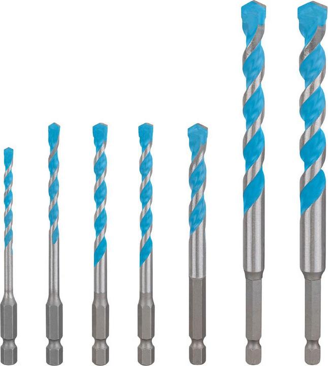 Produktbild Bosch Professional Zubehör EXPERT HEX-9 Multi Construction Bohrer-Set, 4/5/6/8/10/12 mm, 7-tlg. (8.0 Millimeter, 10.00 Millimeter, 5.0 Millimeter, 12.0 Millimeter, 6.0 Millimeter, 4.0 Millimeter)